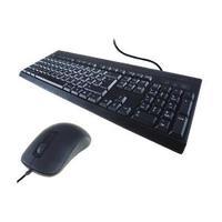 computer gear kb235 standard anti bacterial keyboard and mouse 24 0235