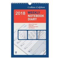 Collins Colplan 60 Series 2018 Weekly Notebook Calendar Week to View