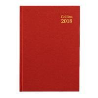 Collins Red A5 Desk Diary Week to View 2018 35