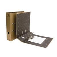 Concord Noir A4 Lever Arch File Gold 8315-NOI