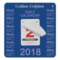 Collins Colplan CDBC 2018 Daily Block Calendar Tear-Off Pages Ref CDBC