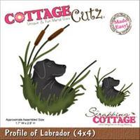 CottageCutz Die W/Foam -Profile Of Labrador Made Easy 261975