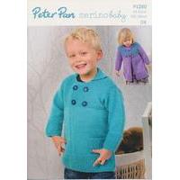 Coats in Peter Pan Merino Baby DK (P1260)