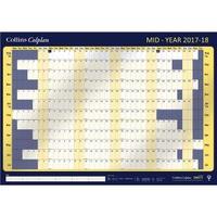 Collins Colplan CWC11 A1 2017-2018 Mid Year Planner Laminated with