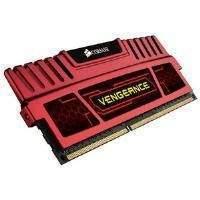 Corsair Vengeance 8GB (2 x 4GB) Memory Kit PC3-15000 1866MHz DDR3 DIMM (Red)