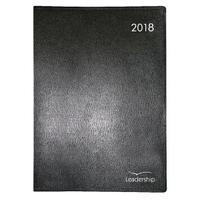 Collins Leadership 2018 Black A4 Day to Page Appointment Diary CP6743