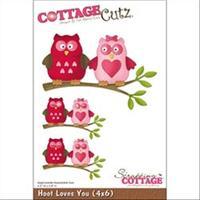 CottageCutz Die W/Foam -Hoot Loves You 261996