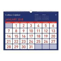 Collins Colplan 20178A4 Monthly Easyview Calendar Ref CECA4 2018 CECA4
