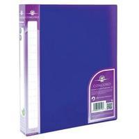 concord vibrant ring binder polypropylene 2 o ring 25mm a4 purple pack