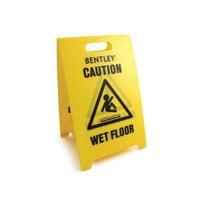 corrugated floor sign caution wet floor cleaning in progress
