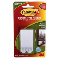 Command Removable Picture Hanging Strips Medium 1 Pack4 Strips Per