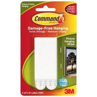 Command Removable Picture Hanging Strips Large 1 Pack4 Strips Per Pack