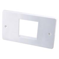Conec2 CLB460A1 Single Gang Wall Plate 25 x 50mm Cut Out