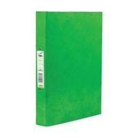 concord a4 contrast 2 o ring capacity 25mm laminated ring binder lime