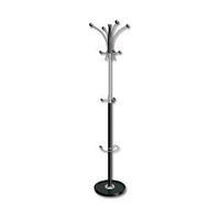 Coat Stand Classic Steel & Plastic Large Pegs Heavy Base 165550