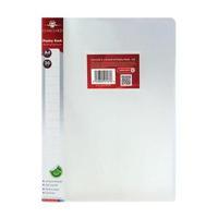 Concord Display Book Polypropylene 20 Pockets A4 Clear Pack of 12