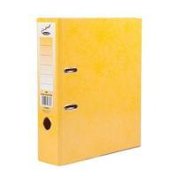 Concord A4 Contrast Lever Arch File Laminated Capacity 80mm Sunflower