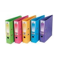 Concord A4 Contrast Lever Arch File Laminated Capacity 80mm Assorted