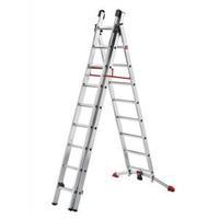 combi ladder 3 section rungs 2 x 9 and 1 x 8 for height 67m 9309 501