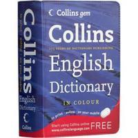 Collins Gem English Dictionary with Colour Headwords in Vinyl Cover