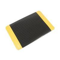 Coba PVC Diamond Tread Foam-backed Yellow-bordered Safety Deck Plate