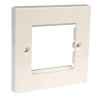 Conec2 CLB460A Single Gang Wall Plate 50 x 50mm Cut Out