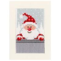 counted cross stitch greeting cards xmas buddies i by vervaco 375099