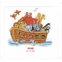 Counted Cross Stitch Kit Birth Record Noahs Ark by Vervaco 375127