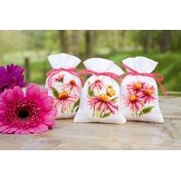 counted cross stitch bags echinacea and butterflies ii by vervaco 3751 ...