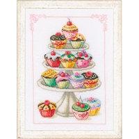 Counted Cross Stitch Kit Cupcake Anyone by Vervaco 375161