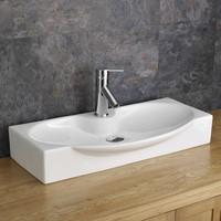 Countertop 68.7cm Wide Livorno Contemporary and Modern Washbasin