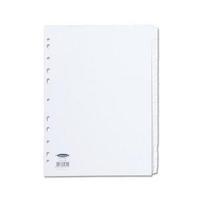 concord subject divider a4 150gsm 20 part white 79601 79601