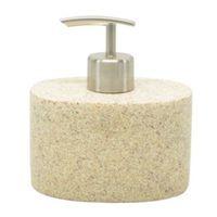 Cooke & Lewis Cream Stone Effect Soap Dispenser