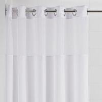 Cooke & Lewis White Modesty Shower Curtain (L)1.8 M