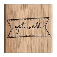 Contemporary Get Well Stamp 3.8 x 3.8 cm