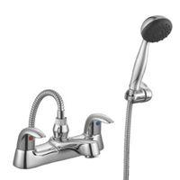 Cooke & Lewis Wave Chrome Bath Shower Mixer Tap