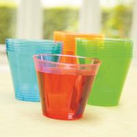 Coloured Plastic Party Tumblers