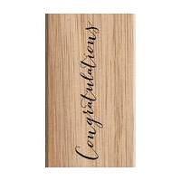 Congratulations Greetings Stamp 8.5 x 5 cm