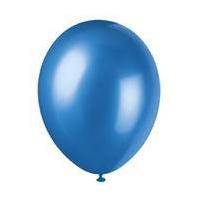 Cosmic Blue Latex Balloons 8 Pack