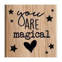 contemporary you are magical stamp 38 x 38 cm