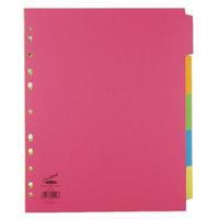 concord a4 extra wide bright 5 part dividers pack of 20 50999