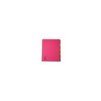 concord a4 extra wide bright 20 part dividers pack of 10 52399