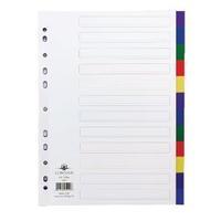 Concord Polypropylene A4 Divider 12 Part Multicoloured 65999