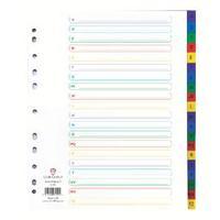 concord polypropylene a4 index extra wide a z multicoloured 67099