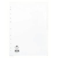 Concord A4 Subject Divider 20-Part White 79601