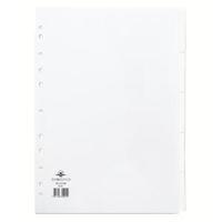 Concord A4 Subject Divider 5-Part White 79901