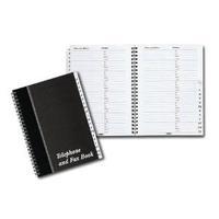 Concord TelephoneFax Index A5 Book GreyBlack 87110CD10