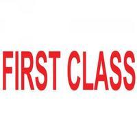 COLOP Green Line Word Stamp FIRST Class Red C144837FIR