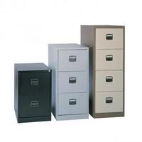 Contract 4 draw steel filing cabinet in Black