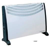 Convector Heater 2000W With 3 Heat Settings, Thermostat & Turbo Fan